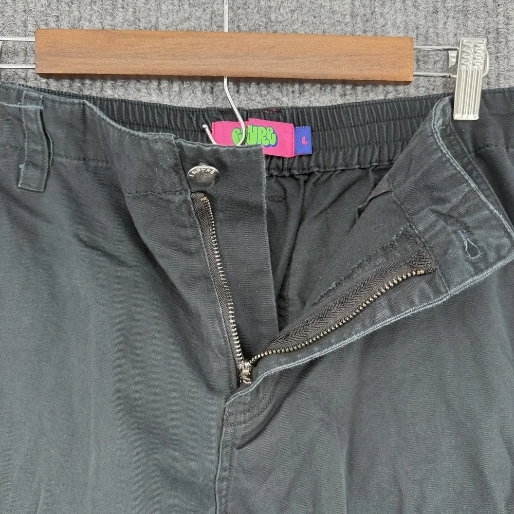 Empyre Relax cargo jogger pants men's Large black cotton utility skate 32x29